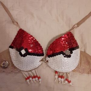 Custom made bras (Pokemon, pokemon ball)